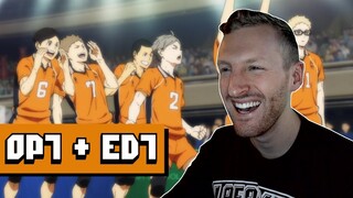 HAIKYUU SEASON 4 OPENING 2 AND ENDING 2 REACTION | ANOTHER PAIR OF BANGERS