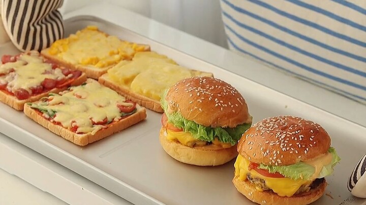 Làm hamburger đơn giản ngay tại nhà #amthuc