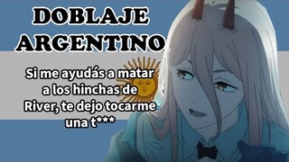 Chainsaw man - Doblaje argentino (Fedebpolita)