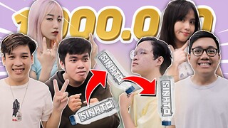 AI LẬT ĐƯỢC CHAI NƯỚC NHIỀU NHẤT SẼ THẮNG 1.000.000 ĐỒNG | THỬ THÁCH SINH TỐ