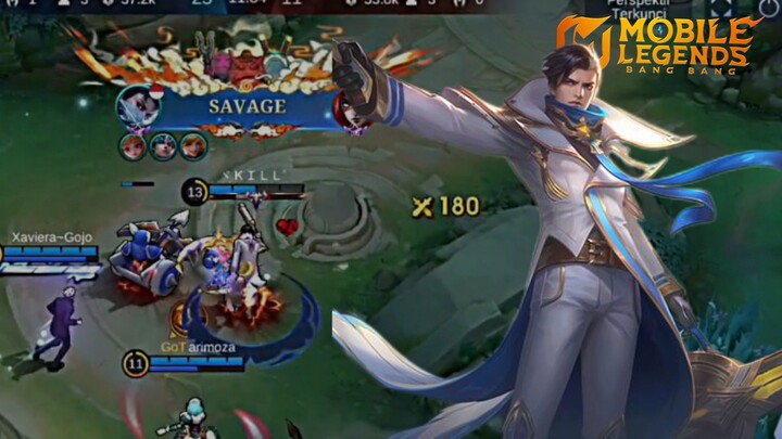 EZZ MM Tembak Musuh Ampe Savage | MLBB