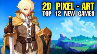 Top 12 NEW PIXEL ART GAMES MOBILE | Best 2D pixel-art game Android iOS (New Update)