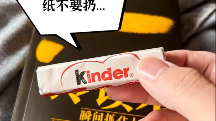 Challenge: Fold something out of Kinder chocolate wrappers