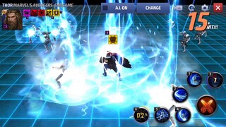 MARVEL FUTURE FIGHT - THOR ENDGAME SUIT COMPLETE MOVESET