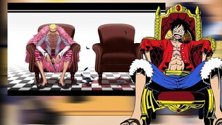 ||Past dressrosa arc characters react to future luffy ||gacha ||One piece |||
