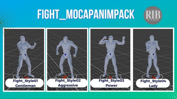 Fight_MocapAnimPack 战斗_动作捕捉动画包 - Unity
