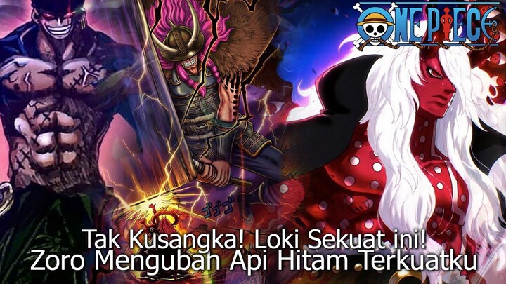 FULL ONE PIECE TERBARU - PANIK! BLACK FLAME ASHURA ZORO LEBIH KUAT DARI IMU?!