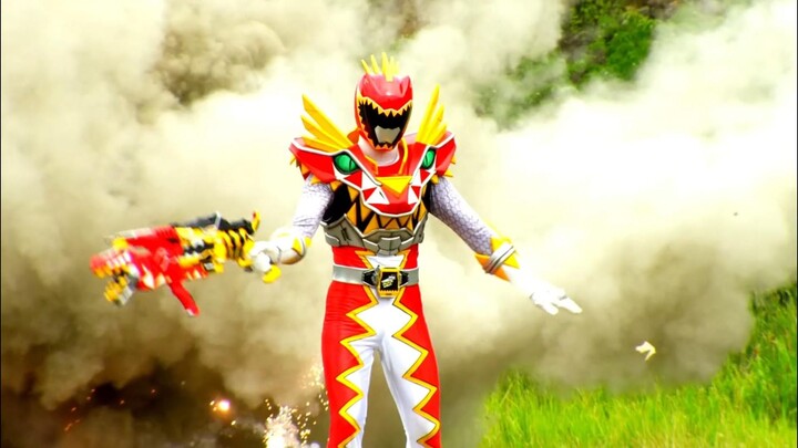 [Tokusatsu MAD] Raja naga yang kuat "Karnaval Lagu Pertempuran Merah Naga Kuat Super Evolusi! キョウュウ・