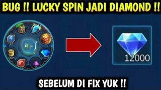 BUG TERBARU!!! | CARA UBAH LUCKY SPIN JADI DIAMOND MOBILE LEGEND | BUG ML