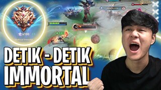 DETIK-DETIK JEJE NAIK IMMORTAL SETELAH SEKIAN ABAD ! MATCH PENENTUAN - Mobile Legends