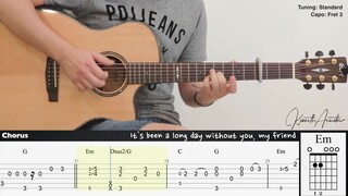 [Fingerstyle Guitar] See You Again - Wiz Khalifa ft. Charlie Puth