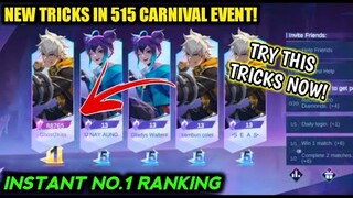 NEW TRICKS IN 515 CARNIVAL EVENT INSTANT NO. 1 RANKING! MOBILE LEGENDS BANG BANG
