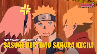 Sasuke Bertemu Sakura Kecil! Momen Boruto dan Naruto Kecil!