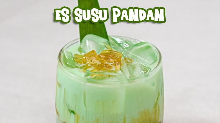 Buka Puasa Dengan Yang Manis dan Segar ! Resep Es Susu Pandan !