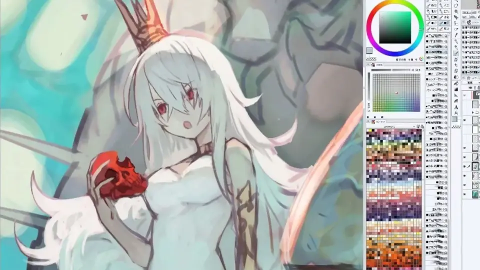 Speed Painting オリジナルイラスト 白骨姫 を描いてみた Illustration Making イラスト メイキング Bilibili Speed Painting オリジナルイラスト 白骨姫 を描いてみた Illustration Making イラスト メイキング Bilibili