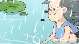 假如人类是青蛙，旱季催生难，雨降配成双