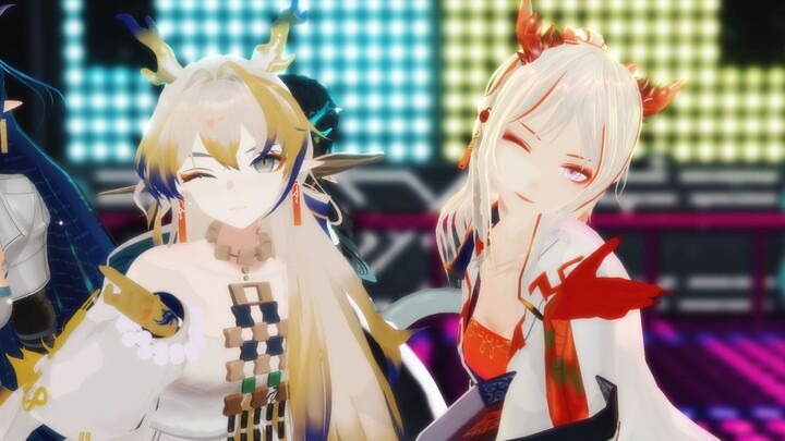 [MMD Arknights] Four sisters debuted as idols in the new year [Ai Bao Da]