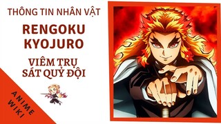 ANIME WIKI | Thông tin Rengoku Kyojuro | Viêm trụ của Sát Quỷ Đội