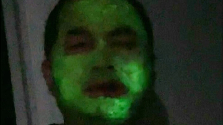 When I pranked my dad with glow-in-the-dark face cream