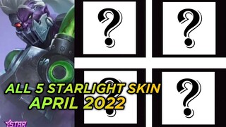 Upcoming 5 April starlight skins Choices || Balmond Bioroid Starlight Skin Mobile Legends || MLBB