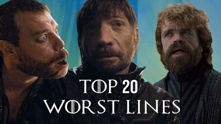 Top 20 Worst Lines in Game of Thrones