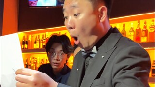 挑战一张纸换喝的