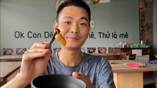 Hà Còi Ăn Con Đuông Dừa Sống Ngọ Nguậy | Đặc Sản Miền Tây