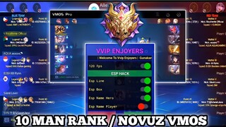 How To Use NOVUZ and VMOS in 10 Man Rank Full Tutorial