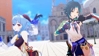 【MMD Genshin Impact】Summertime【Xiao & Ganyu】