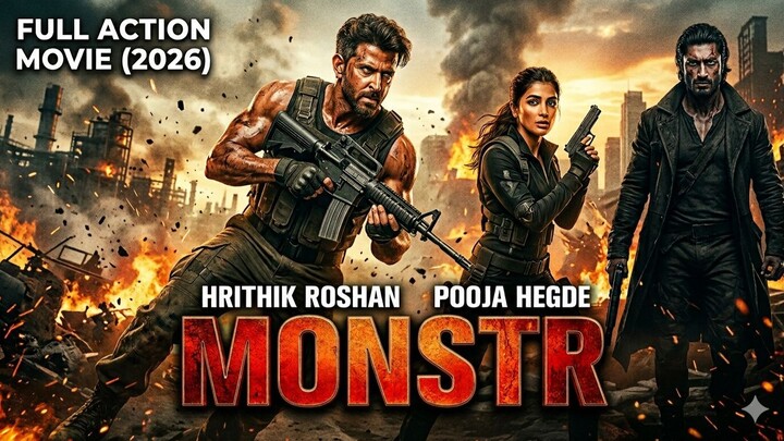 MONSTR (2026) Full Action Movie | Hrithik Roshan, Pooja Hegde  | Latest Bollywood