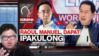 Raoul Manuel, dapat ipakulong dahil sa pang-aakusa sa pangulo REACTION VIDEO