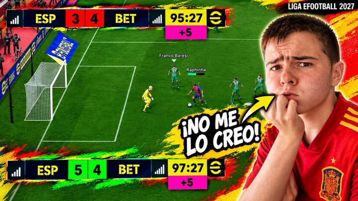 El Partido MÁS ÉPICO de todo eFootball 2027