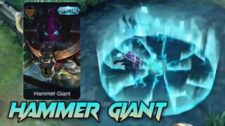 TERIZLA HAMMER GIANT GAMEPLAY | TERIZLA HALLOWEEN SKIN GAMEPLAY | MOBILE LEGENDS BANG BANG