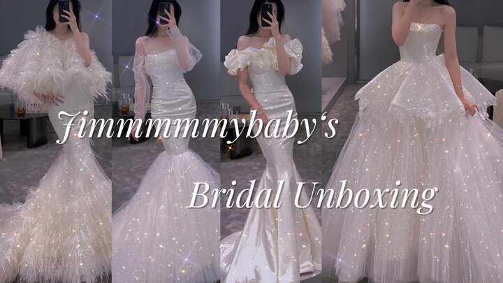 ชุดแต่งงานสุด “งงหนัก” แห่งปี นี่ใช่ชุดเดียวกันจริงๆ เหรอ? 【แกะกล่องชุดแต่งงาน Jimmmmybaby】