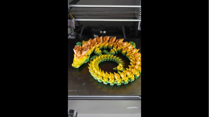 Khớp rồng in 3D có thể cử động linh hoạt! Từng chi tiết sống động như thật! Thật khiến người ta phải