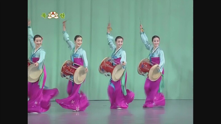 ระบำพื้นเมืองเกาหลี “จังกุ๊ก” ขับร้องโดยคณะศิลปะมันซูแด ฟื้นฟูด้วยระบบดิจิทัล