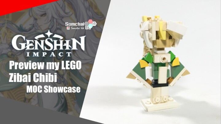 Preview my LEGO Genshin Impact Zibai Chibi | Somchai Ud