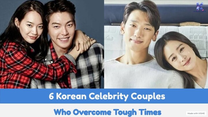 6 Korean celebrity couples who overcame tough times😔😪