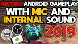 🔴 HOW TO RECORD ANDROID GAMEPLAY WITH MIC AND INTERNAL SOUND 2019  | RULES OF SURVIVAL |PUBG | 2019