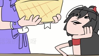 心机让梨？                是二创描改，原创是红风Redwind
