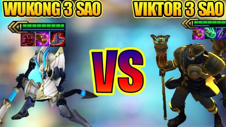 TRẬN RANK ĐẦU MÙA _ WUKONG 3 SAO VS VIKTOR 3 SAO - CHUỖI KIM CƯƠNG 2 AE ƠI