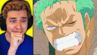 "GET A GRIP, LUFFY!!" (one piece reaction)