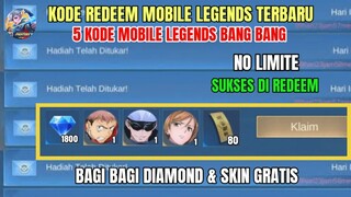 BURUAN KLAIM! 5 KODE REDEEM ML TERBARU KODE REDEEM MOBILE LEGENDS HARI INI UPDATE JUNI 2024