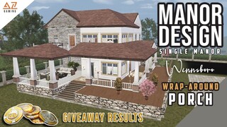 LifeAfter: SINGLE MANOR - Wrap-around porch | Manor Design | Tutorial + GIVEAWAY RESULT