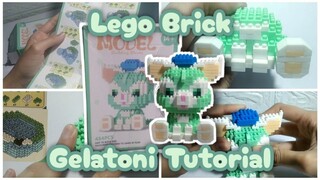 Gelatoni Tutorial Lego Brick W2103 How To Build Building Nano Block Cara memasang merakit disney