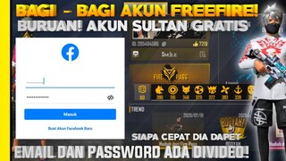 BAGI BAGI AKUN SULTAN GRATIS 2020 ADA TITAN NO TIPU TIPU | GARENA FREE FIRE INDONESIA