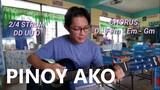 PINOY AKO | PBB Theme Song | Guitar Tutorial