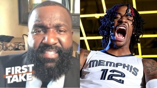 FIRST TAKE "Ja Morant the BEST outbursting talent" - Kendrick Perkins on Grizzlies def. Timberwolves