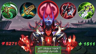 NEW BEST LIFESTEAL HACK BUILD DYRROTH 2023!! SOLO RANKED 100% BROKEN BUILD (Must Try This!)