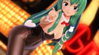 【Touhou MMD】Bunny Girl Sanae's "Playing with Fire"【4K/60fps】